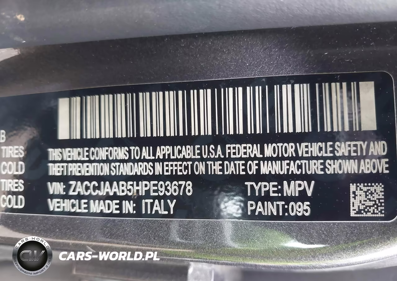 2017 Jeep Renegade Sport VIN:ZACCJAAB5HPE93678 - 9