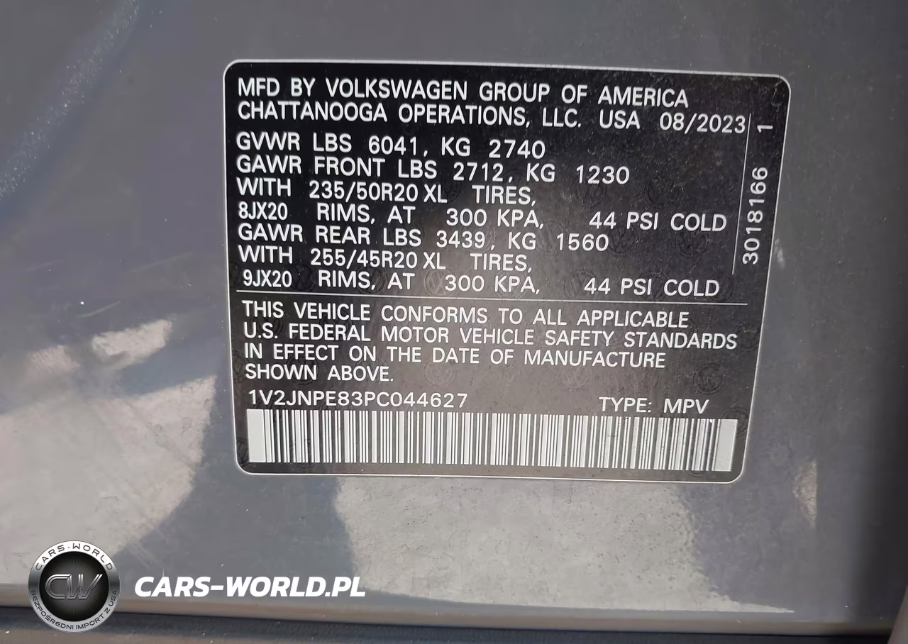 2023 Volkswagen Id.4 Awd Pro S Plus VIN:1V2JNPE83PC044627 - 9