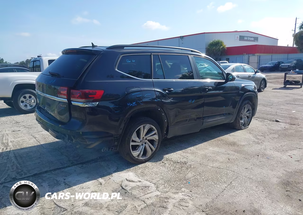 2021 Volkswagen Atlas 3.6L V6 Se W-Technology VIN:1V2HR2CA6MC551545 - 4