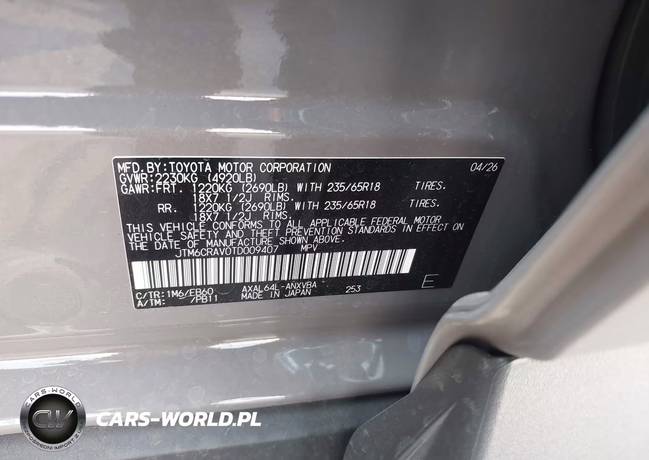2026 Toyota Rav4 Woodland VIN:JTM6CRAV0TD009407 - 9