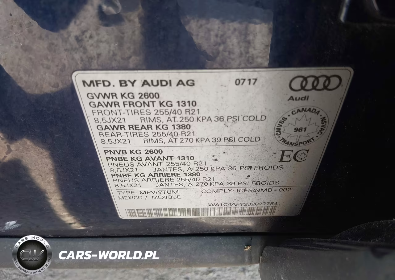 2018 Audi Sq5 3.0T Premium Plus VIN:WA1C4AFY2J2027754 - 9