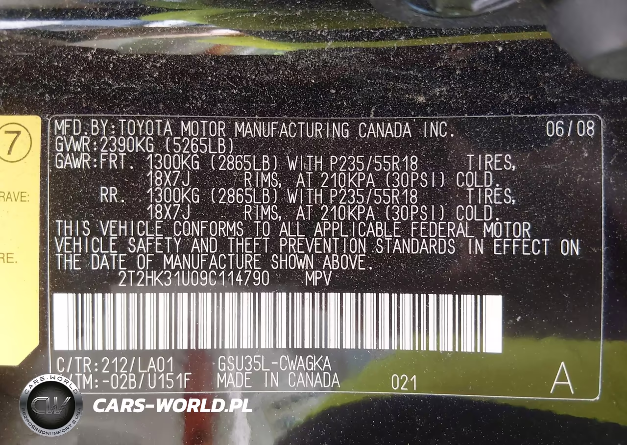 2009 Lexus Rx 350 VIN:2T2HK31U09C114790 - 9