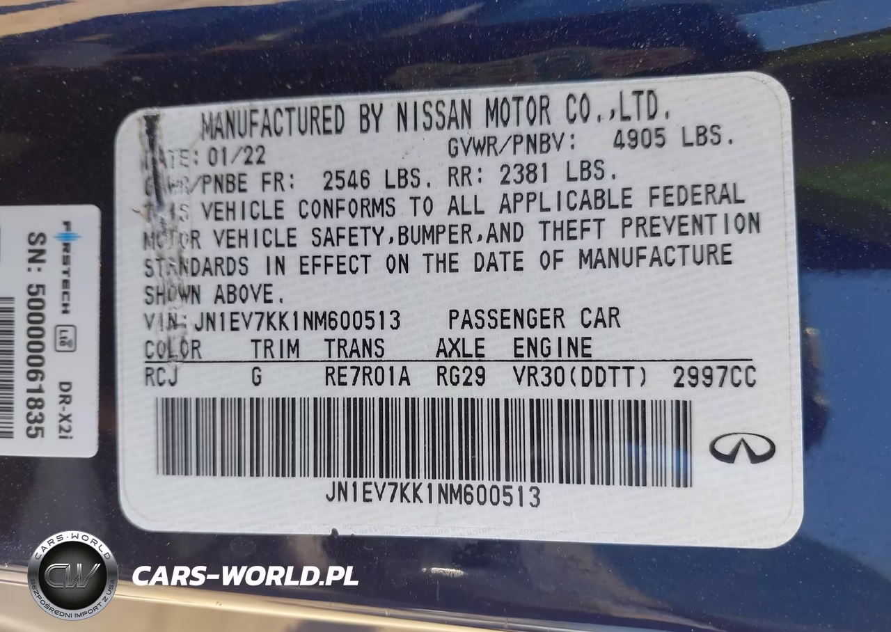 2022 Infiniti Q60 Luxe VIN:JN1EV7KK1NM600513 - 9