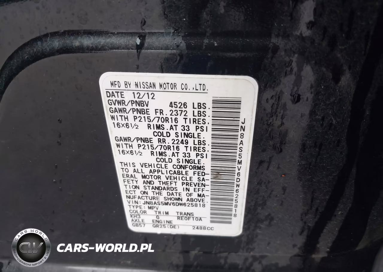 2013 Nissan Rogue S VIN:JN8AS5MV6DW625818 - 9