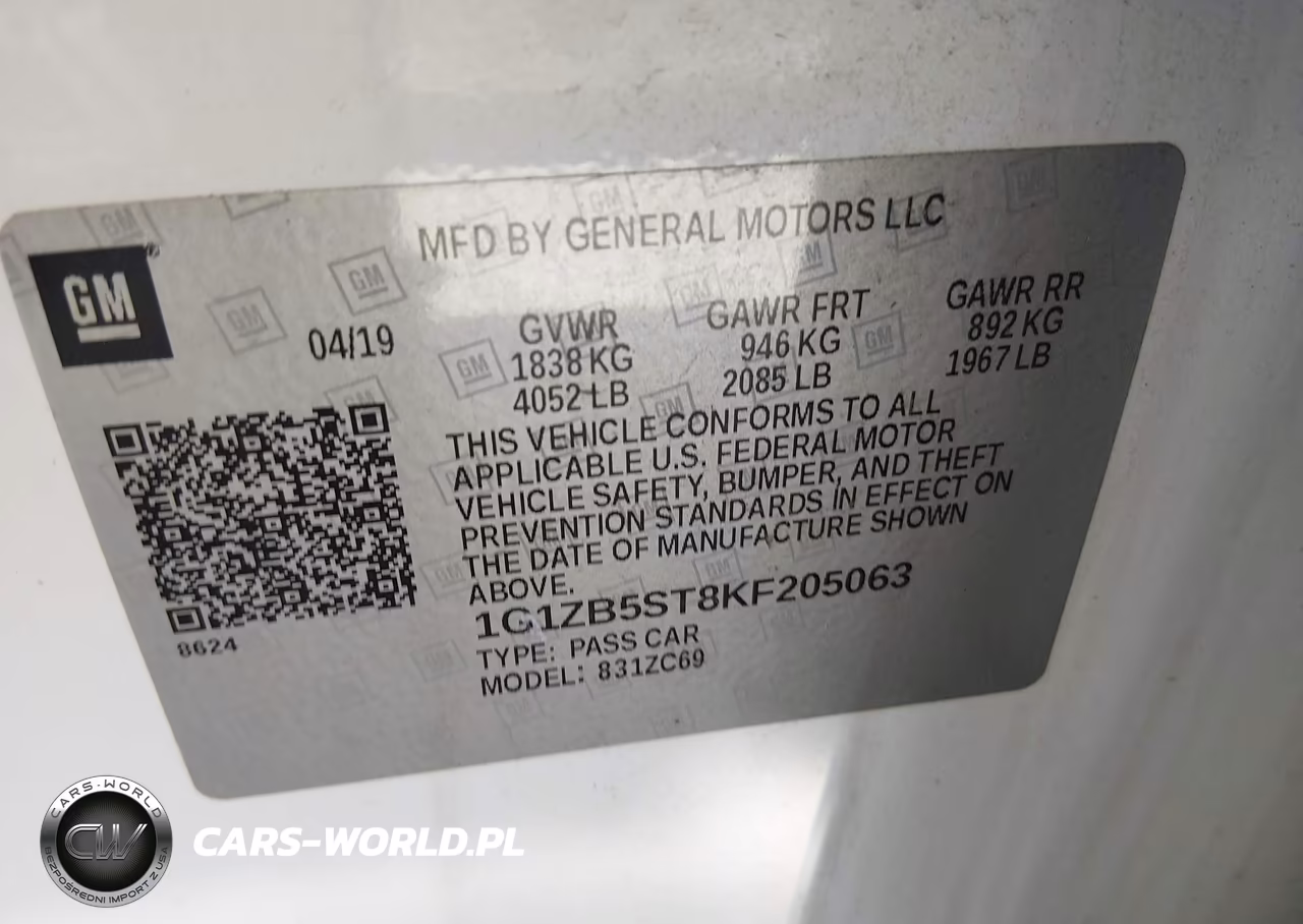 2019 Chevrolet Malibu 1Ls VIN:1G1ZB5ST8KF205063 - 9