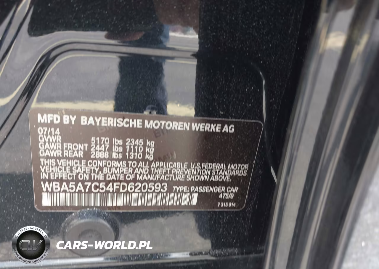2015 BMW 528I xDrive VIN:WBA5A7C54FD620593 - 9