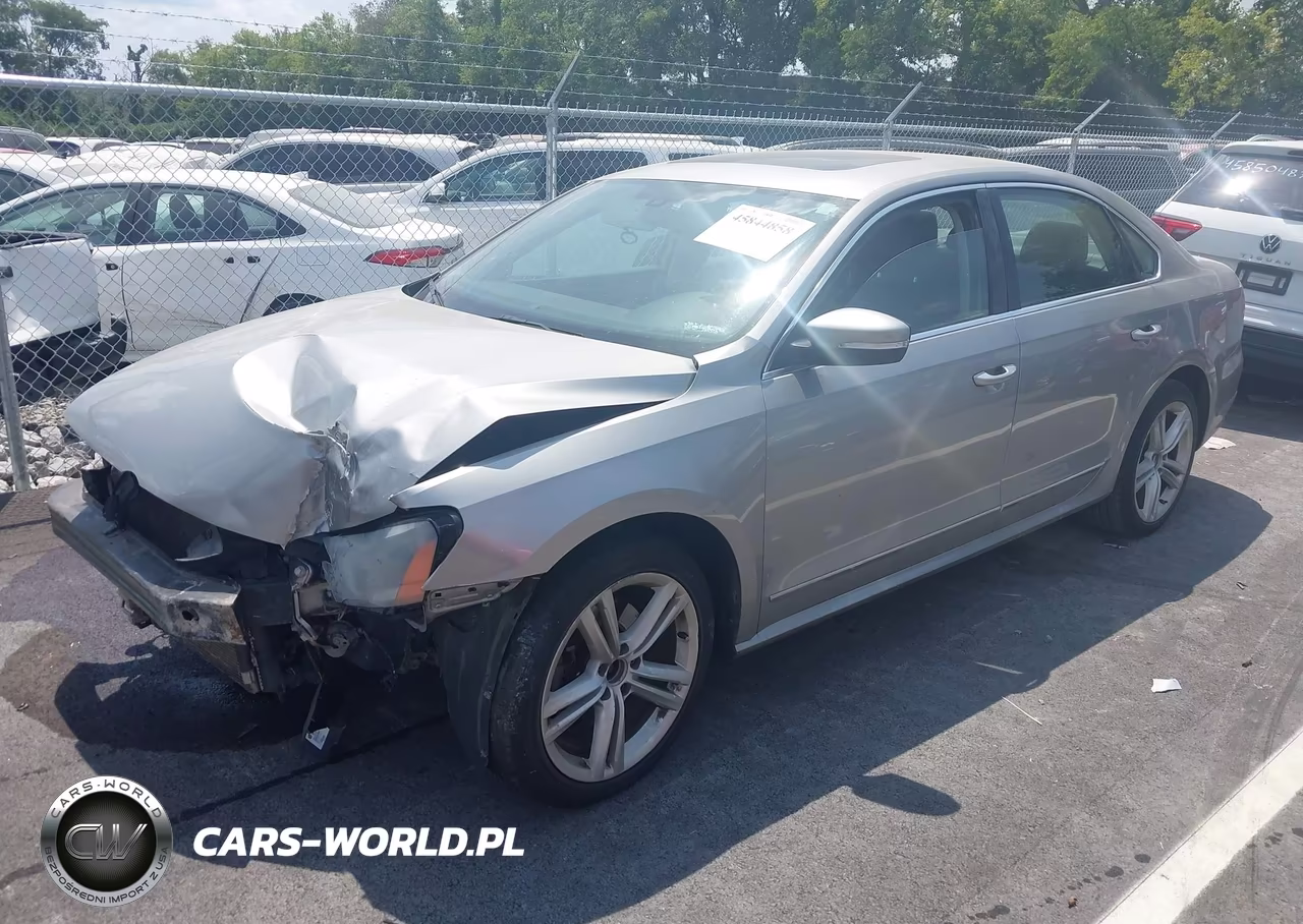 2013 Volkswagen Passat 3.6L V6 Sel Premium VIN:1VWCM7A35DC056746 - 2