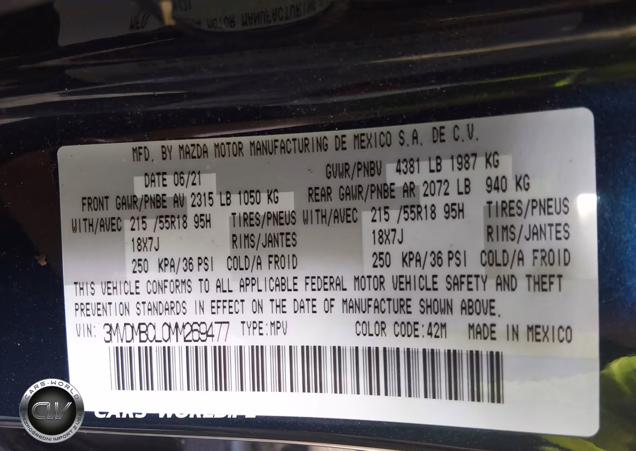 2021 Mazda Cx-30 Preferred VIN:3MVDMBCL0MM269477 - 9