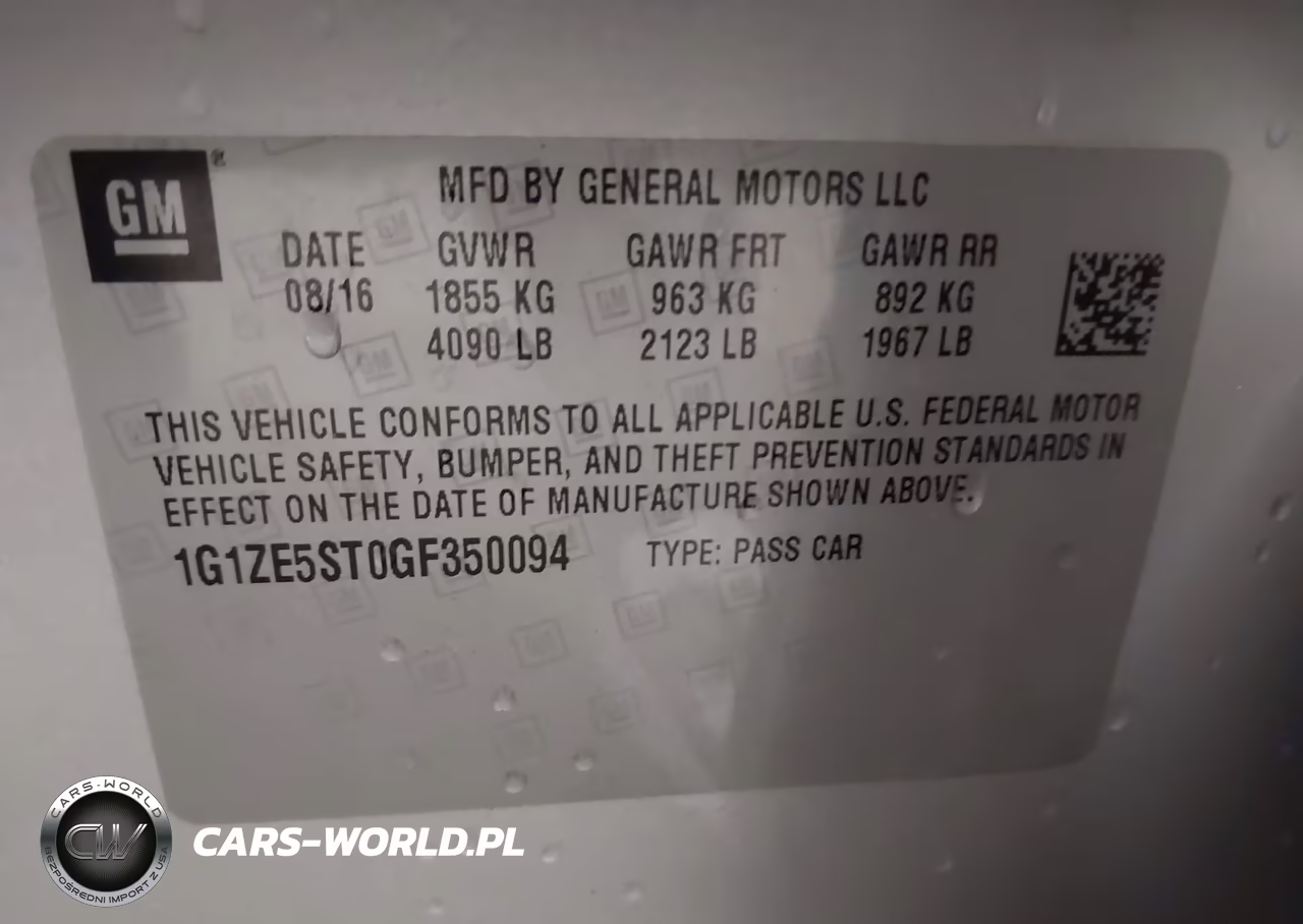 2016 Chevrolet Malibu 1Lt VIN:1G1ZE5ST0GF350094 - 9