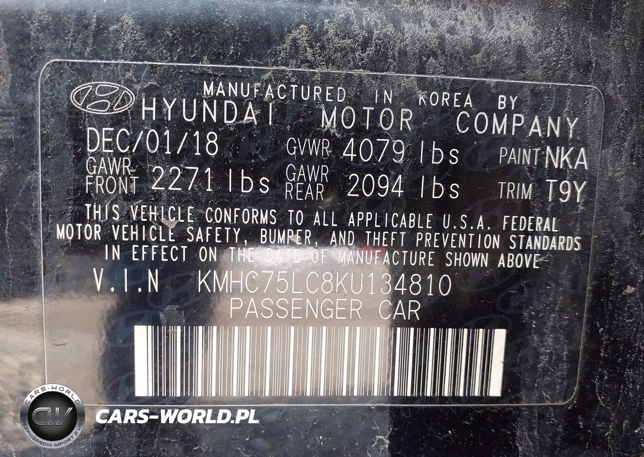 2019 Hyundai Ioniq Hybrid Sel VIN:KMHC75LC8KU134810 - 9