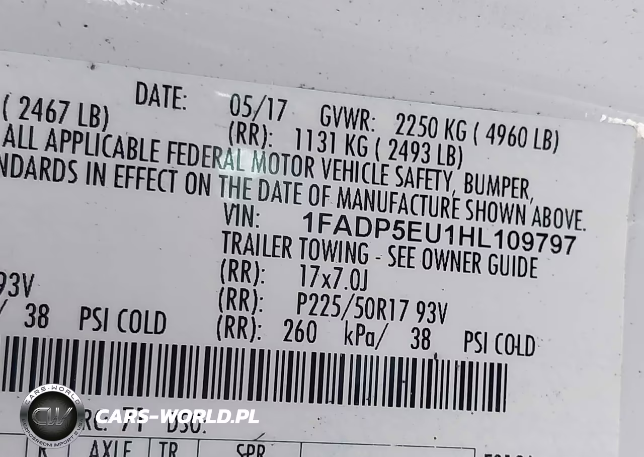 2017 Ford C-Max Energi Se VIN:1FADP5EU1HL109797 - 9