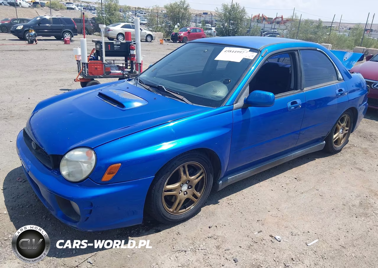 2002 Subaru Impreza Wrx VIN:JF1GD29682G526625 - 2