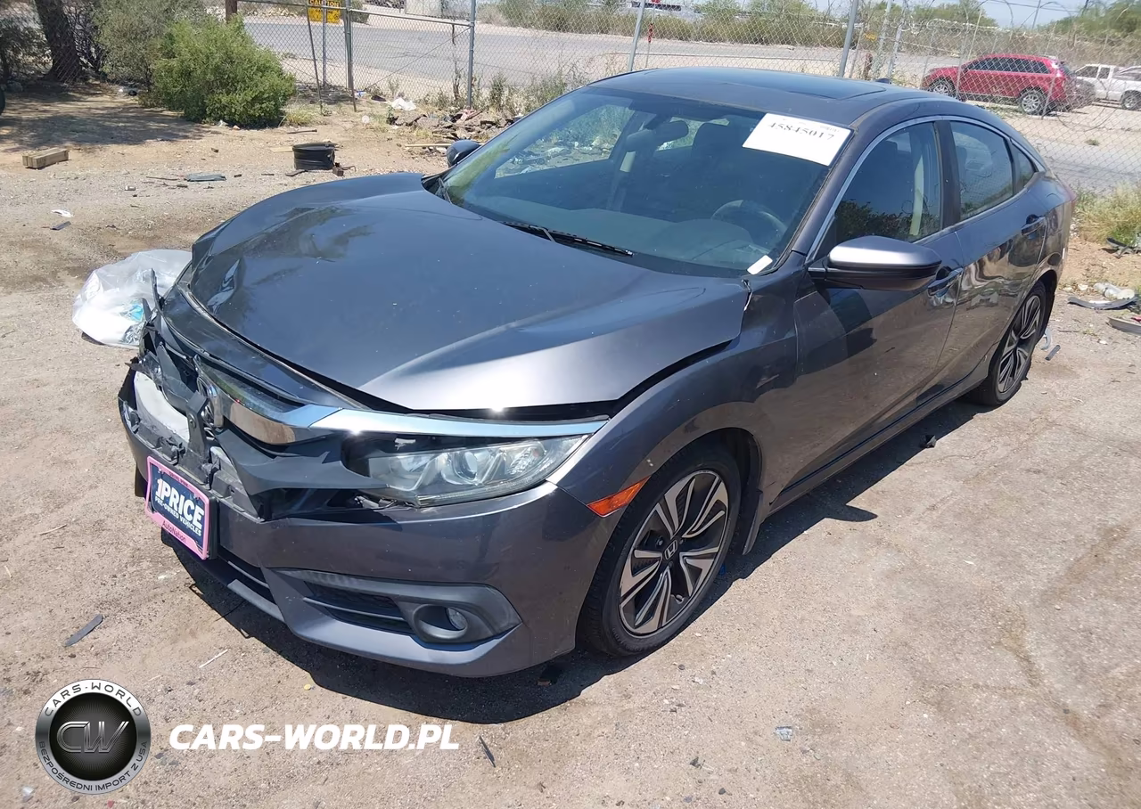 2017 Honda Civic Ex-T VIN:2HGFC1F33HH644383 - 2