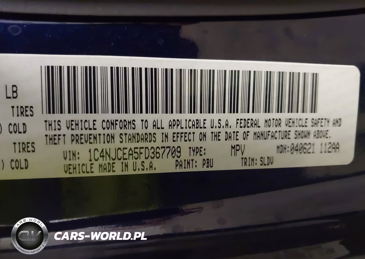 2015 Jeep Compass High Altitude Edition VIN:1C4NJCEA5FD367709 - 9