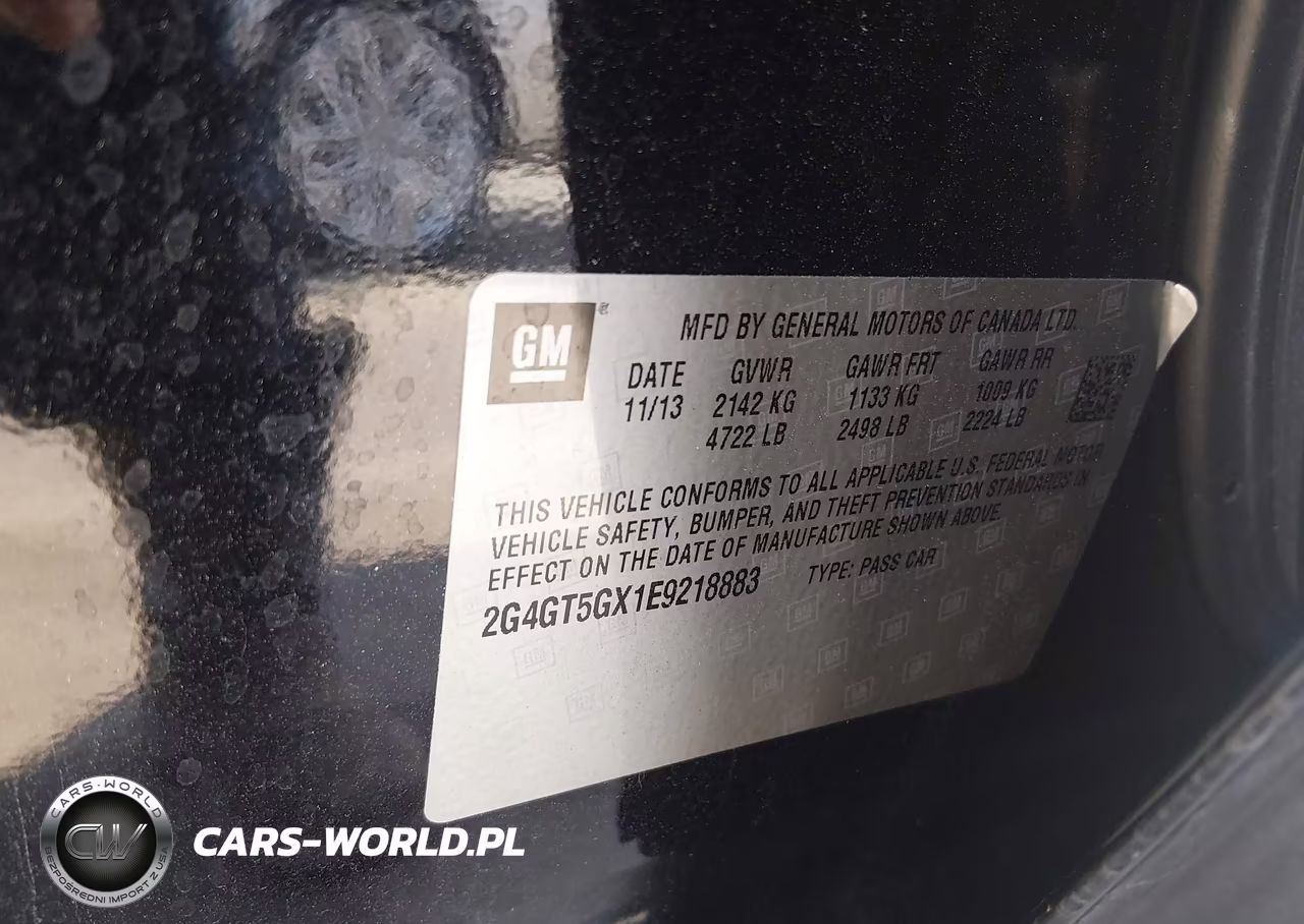 2014 Buick Regal Gs VIN:2G4GT5GX1E9218883 - 9