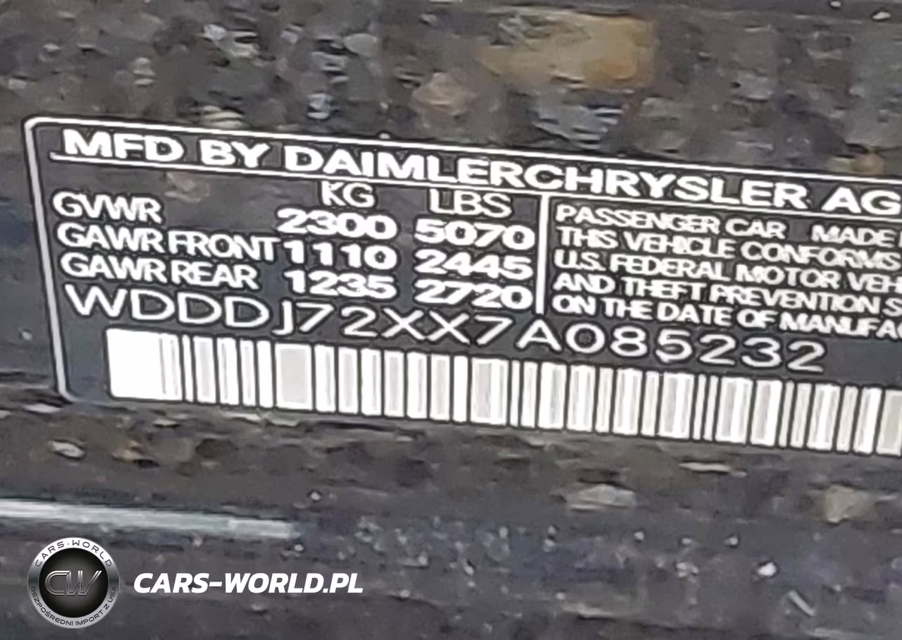 2007 Mercedes-Benz Cls 550 VIN:WDDDJ72XX7A085232 - 9