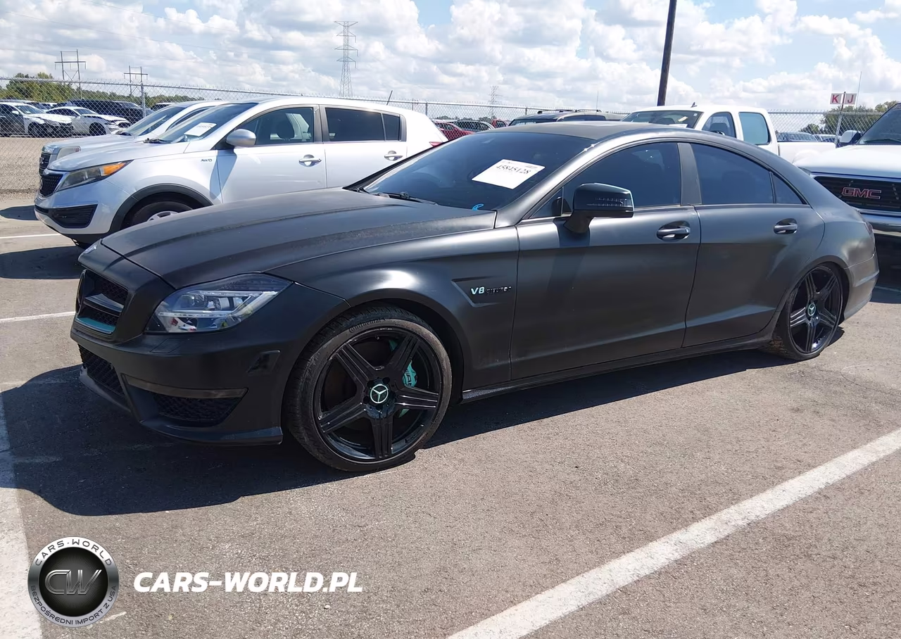 2012 Mercedes-Benz Cls 63 Amg VIN:WDDLJ7EB2CA040856 - 2