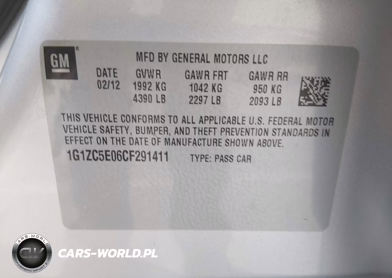 2012 Chevrolet Malibu 1Lt VIN:1G1ZC5E06CF291411 - 9