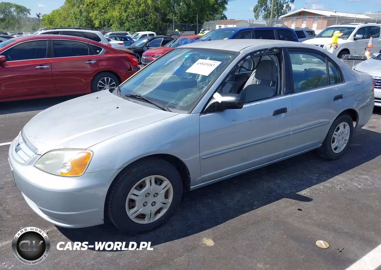 2001 Honda Civic Lx VIN:2HGES16561H612372 - 2