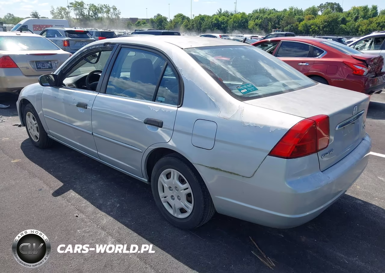 2001 Honda Civic Lx VIN:2HGES16561H612372 - 3