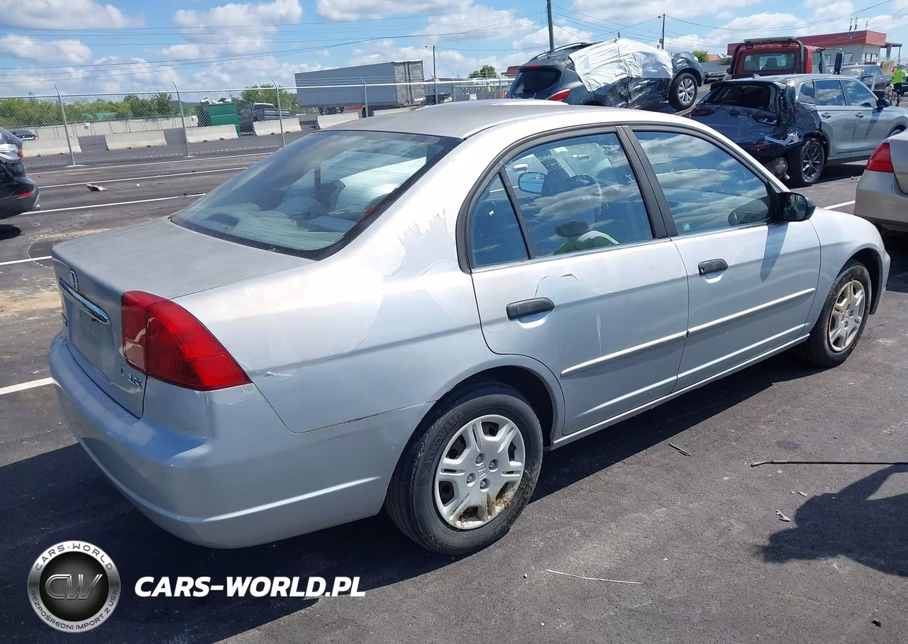 2001 Honda Civic Lx VIN:2HGES16561H612372 - 4