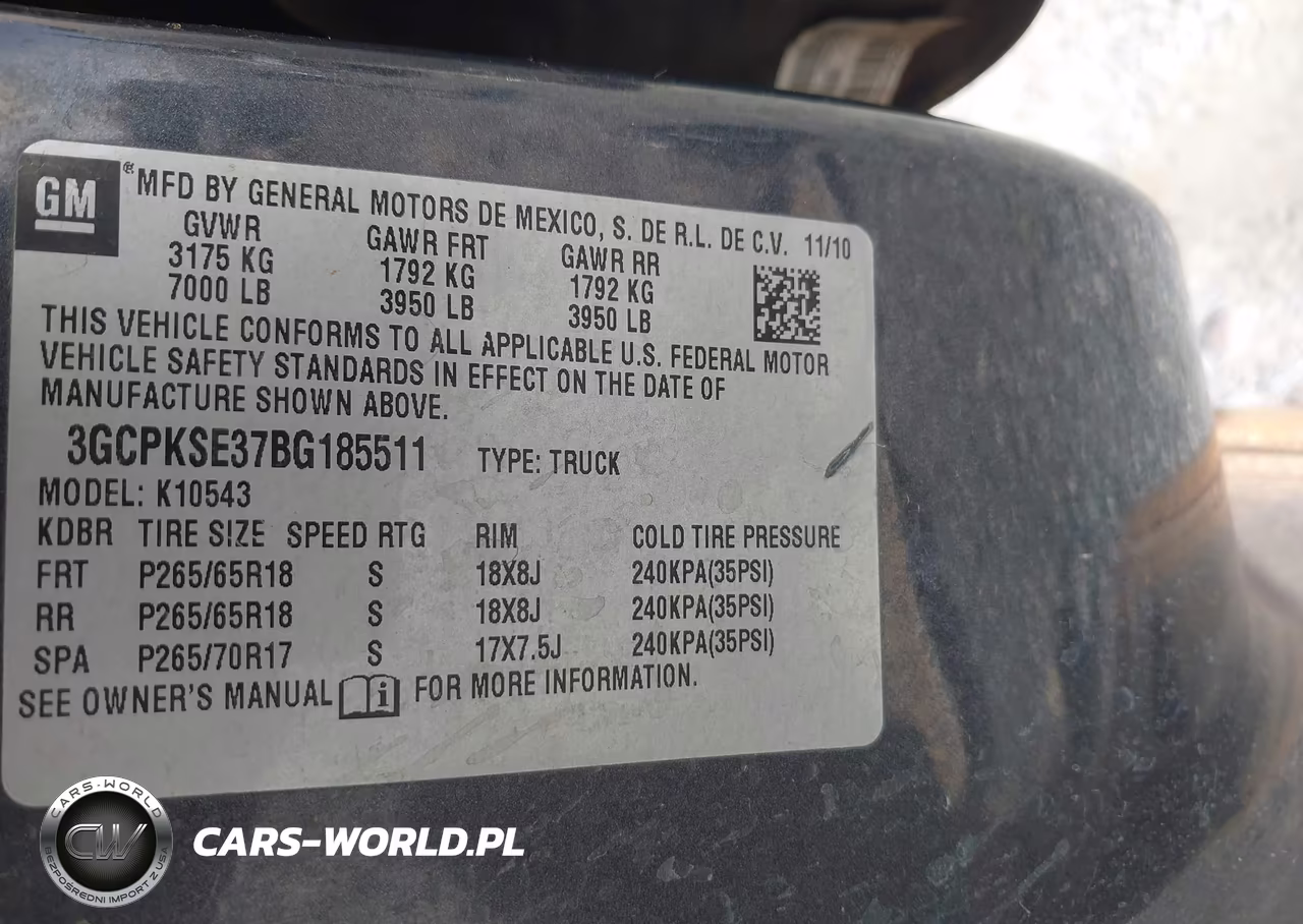 2011 Chevrolet Silverado 1500 Lt VIN:3GCPKSE37BG185511 - 9