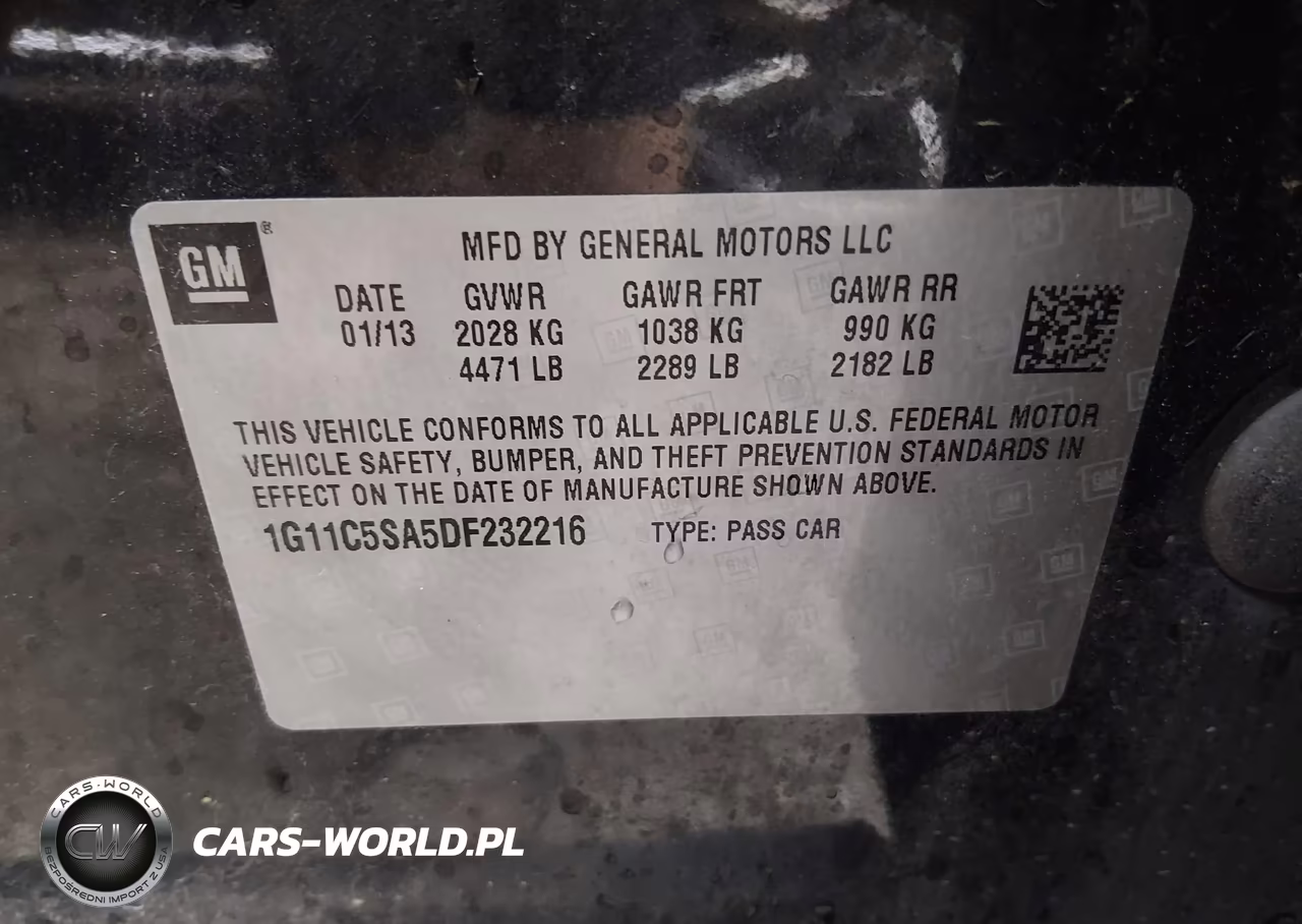 2013 Chevrolet Malibu 1Lt VIN:1G11C5SA5DF232216 - 9