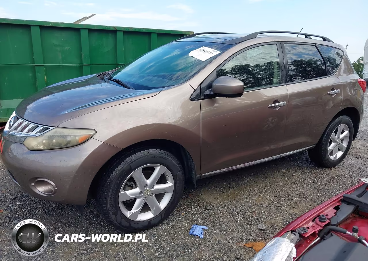 2009 Nissan Murano Sl VIN:JN8AZ18U69W000235 - 2