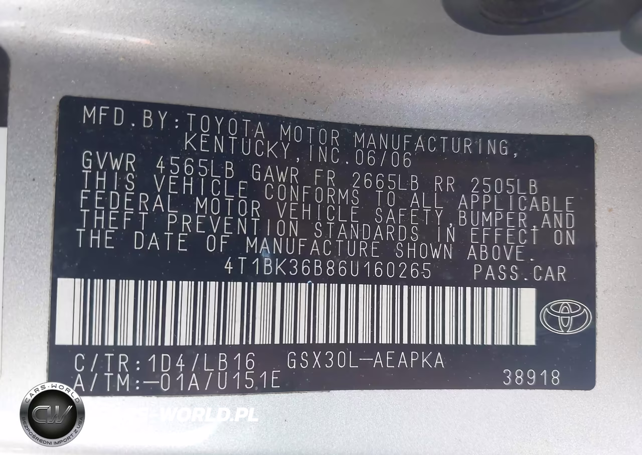 2006 Toyota Avalon Limited VIN:4T1BK36B86U160265 - 9