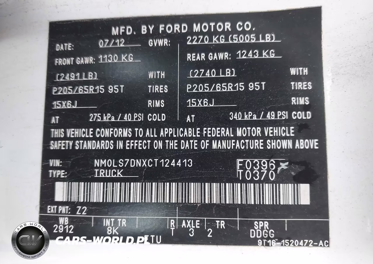 2012 Ford Transit Connect Xlt VIN:NM0LS7DNXCT124413 - 9