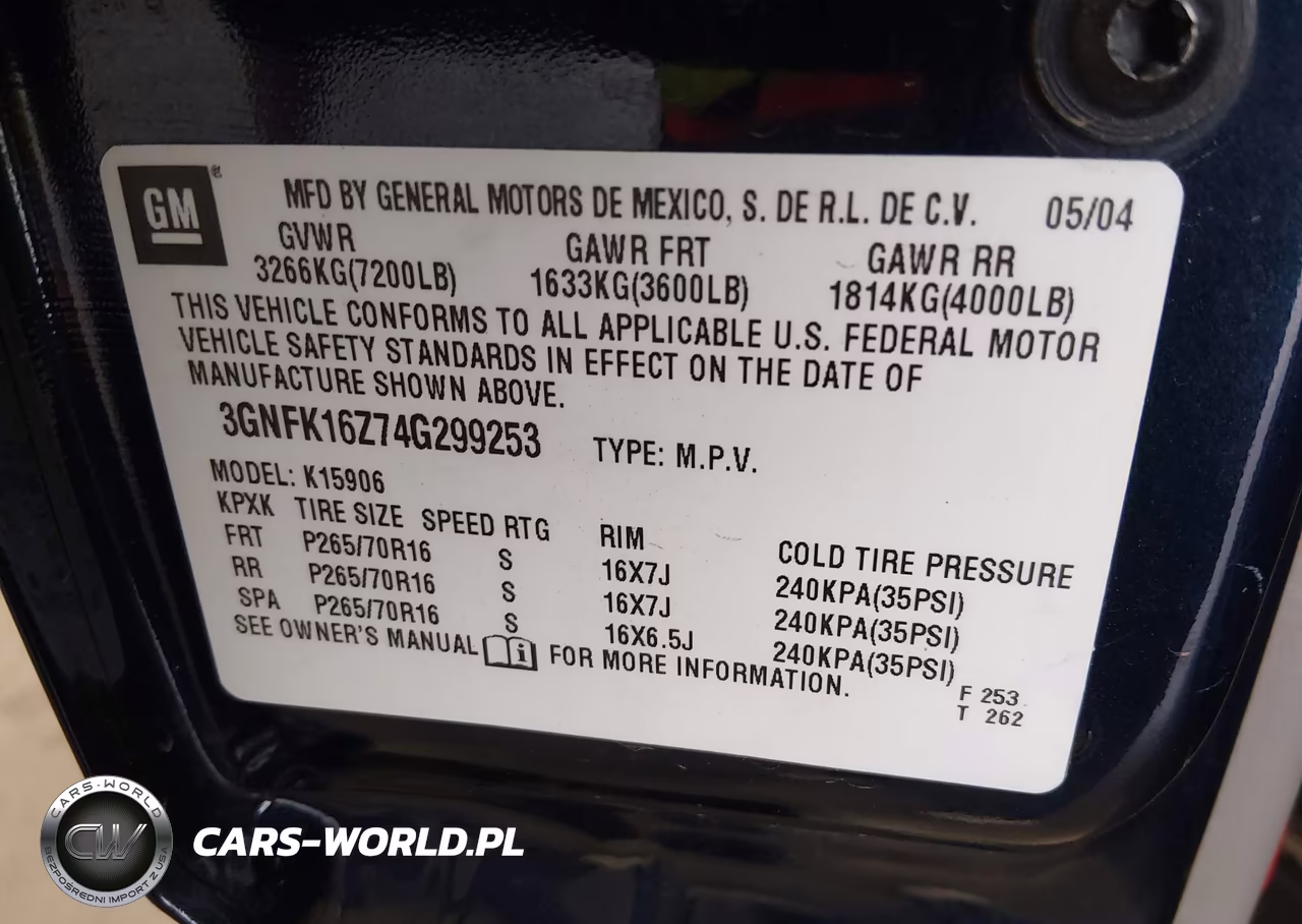 2004 Chevrolet Suburban 1500 Ls VIN:3GNFK16Z74G299253 - 9
