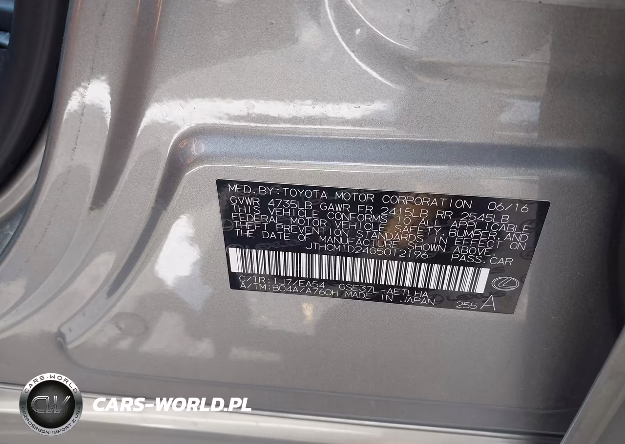 2016 Lexus Is 300 VIN:JTHCM1D24G5012196 - 9