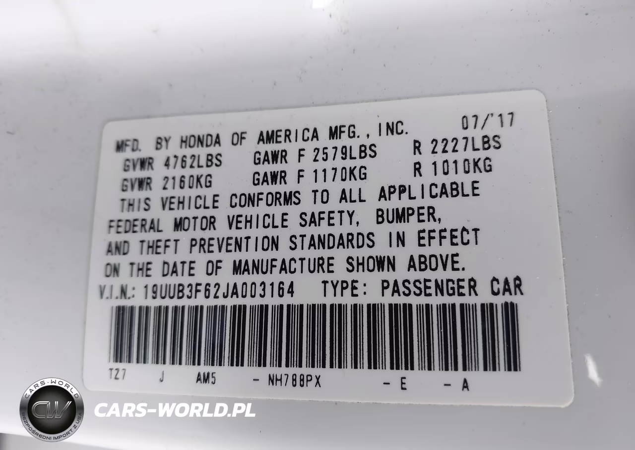 2018 Acura Tlx Tech A-Spec Pkgs VIN:19UUB3F62JA003164 - 9