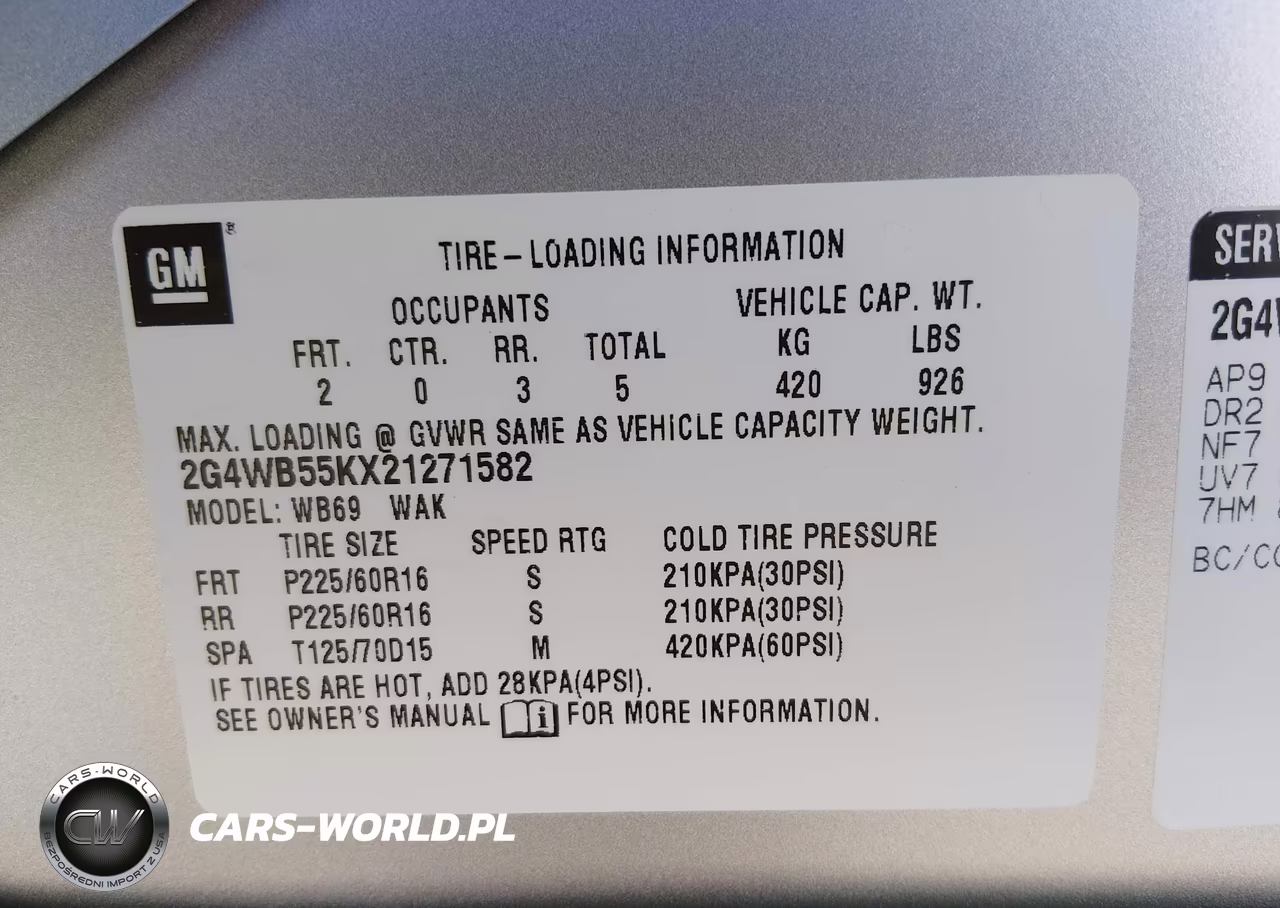 2002 Buick Regal Ls VIN:2G4WB55KX21271582 - 9