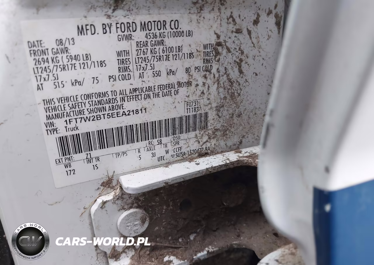2014 Ford F250 Super Duty VIN:1FT7W2BT5EEA21811 - 9