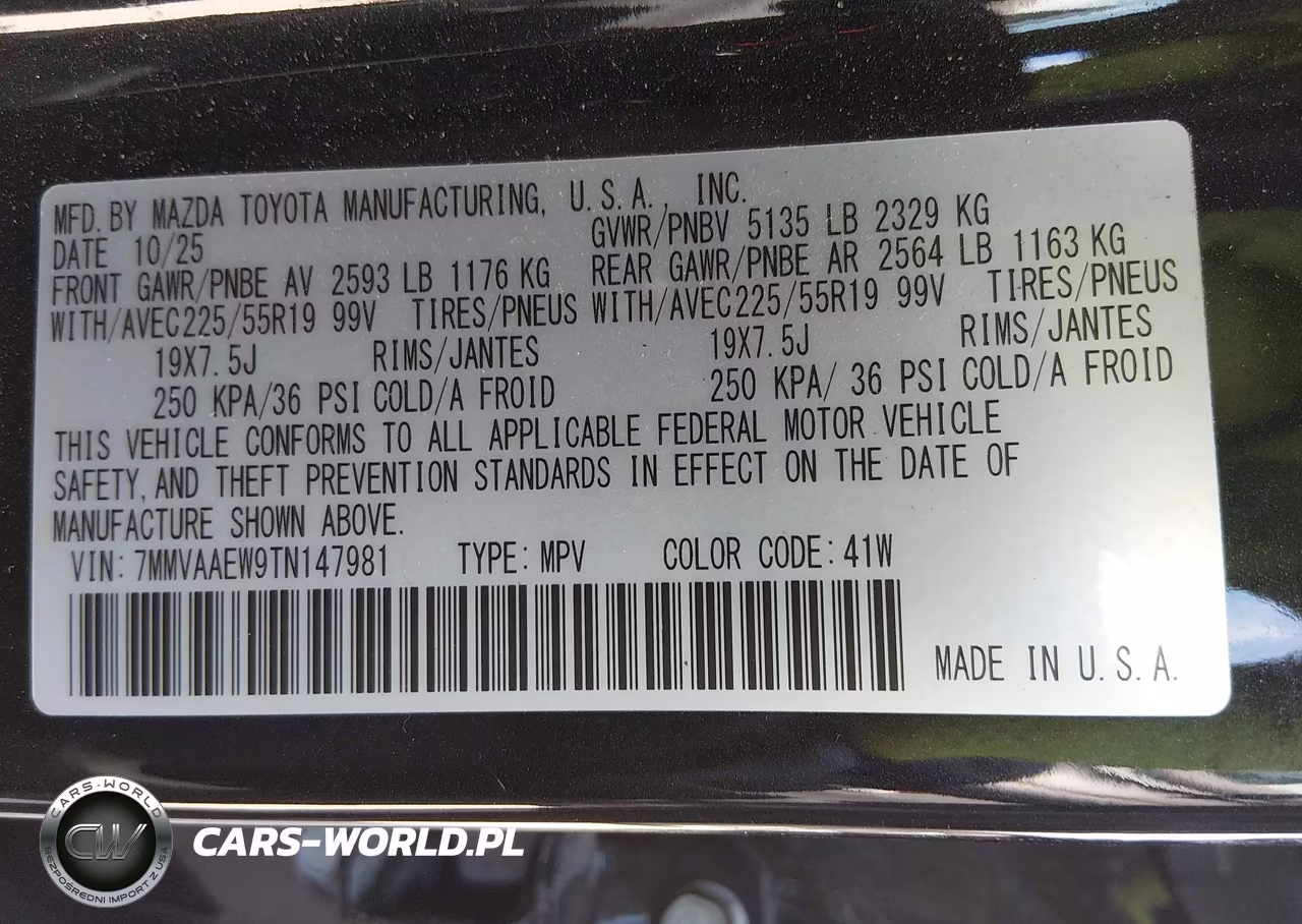 2026 Mazda Cx-50 Hybrid Premium Plus VIN:7MMVAAEW9TN147981 - 9