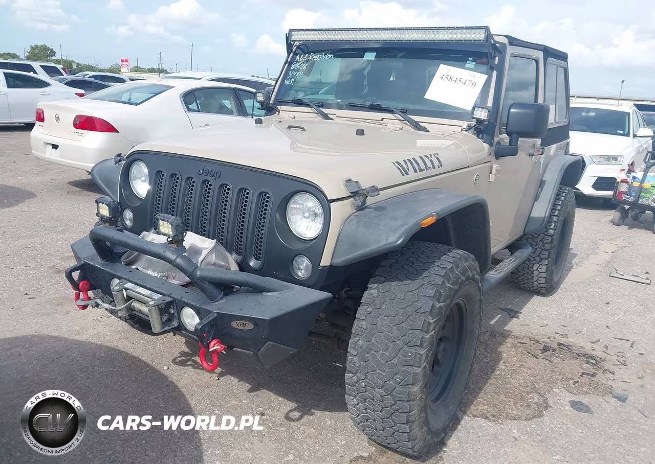 2016 Jeep Wrangler Willys Wheeler VIN:1C4AJWAG5GL317121 - 2