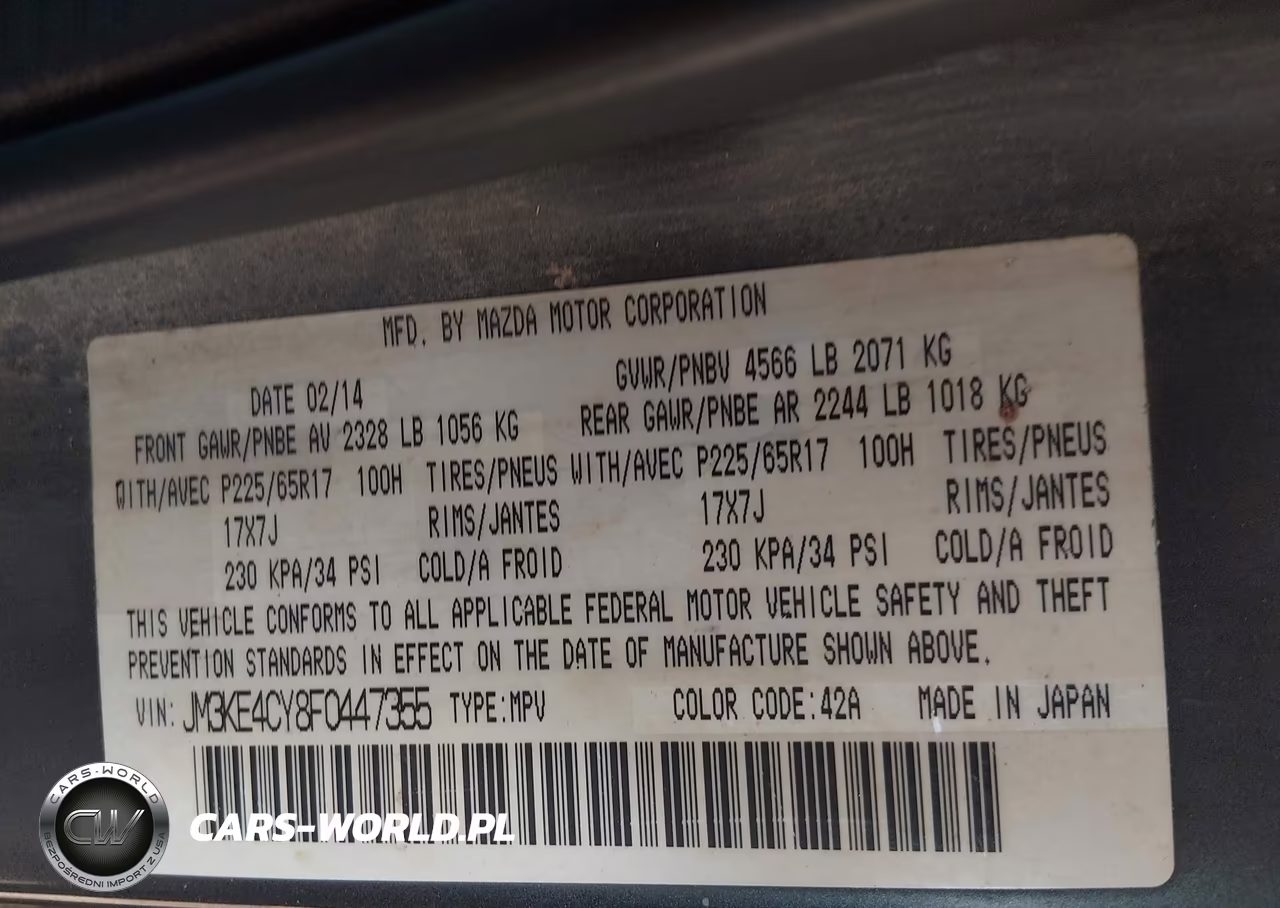 2015 Mazda Cx-5 Touring VIN:JM3KE4CY8F0447355 - 9