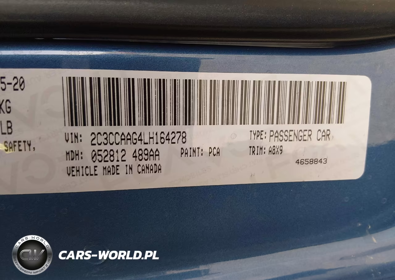 2020 Chrysler 300 Touring VIN:2C3CCAAG4LH164278 - 9