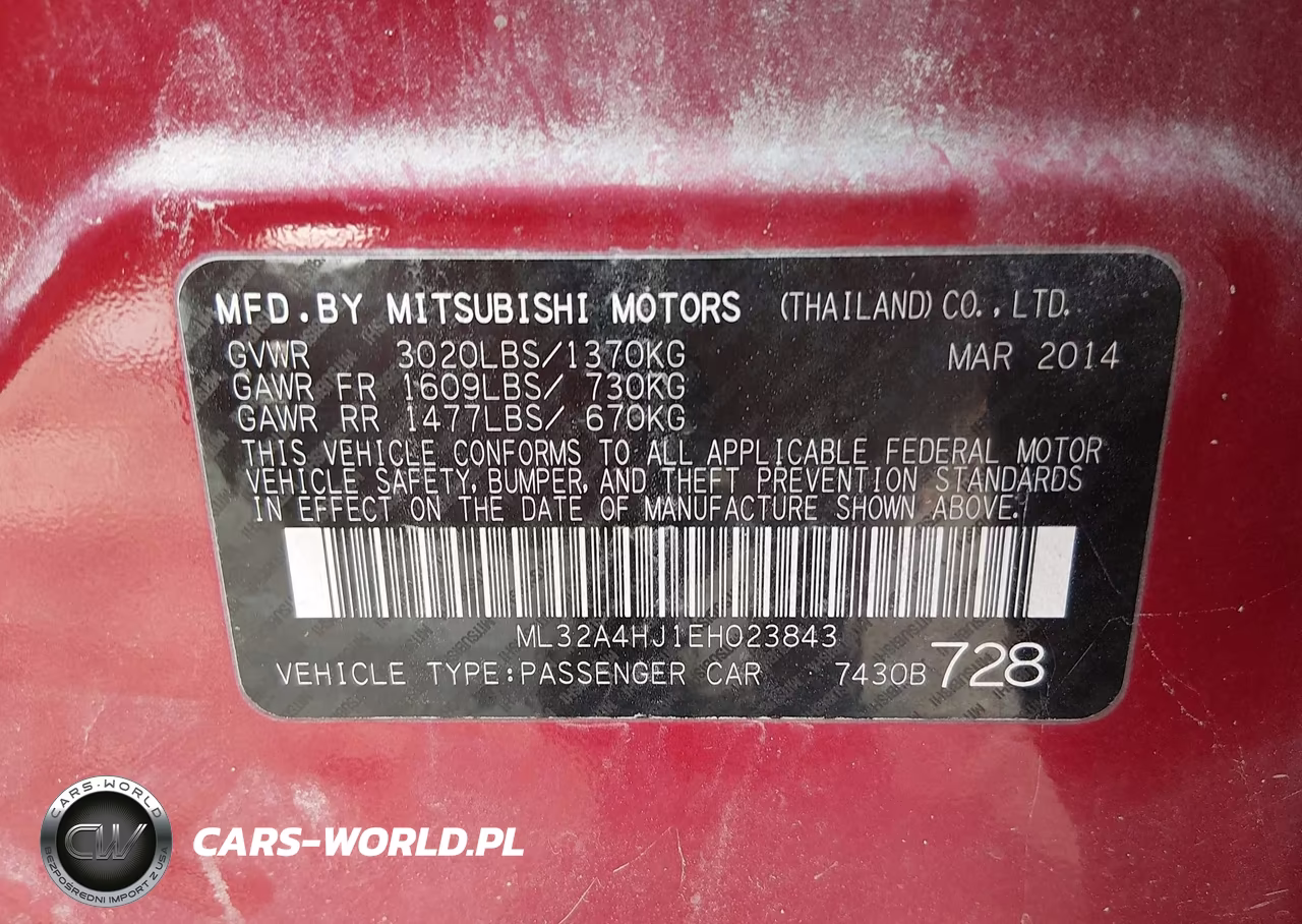 2014 Mitsubishi Mirage Es VIN:ML32A4HJ1EH023843 - 9