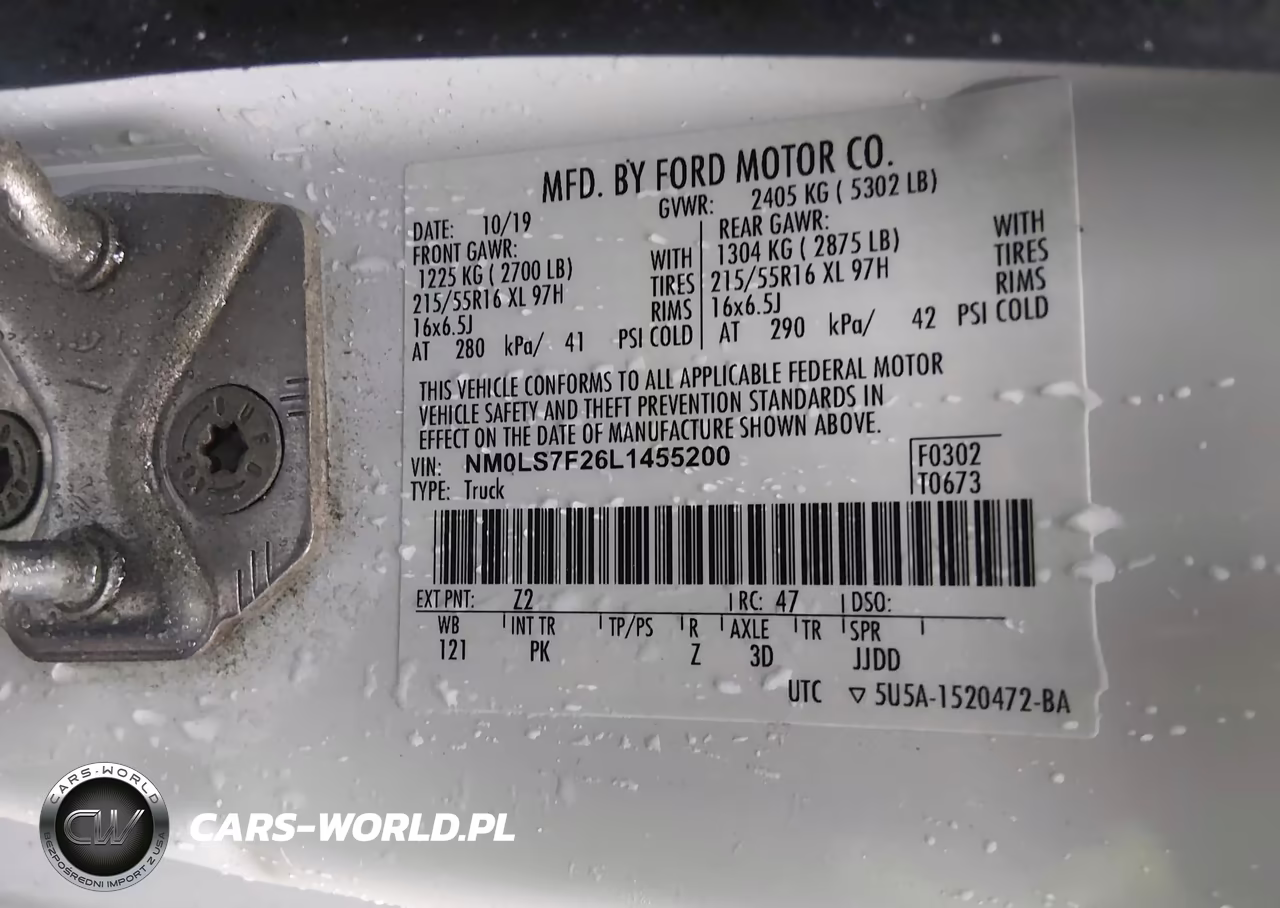 2020 Ford Transit Connect Xlt VIN:NM0LS7F26L1455200 - 9