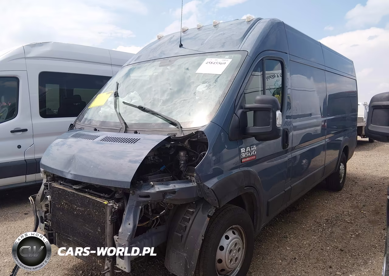 2019 Ram Promaster 3500 Cargo Van High Roof 159 Wb Ext VIN:3C6URVJG3KE558295 - 2