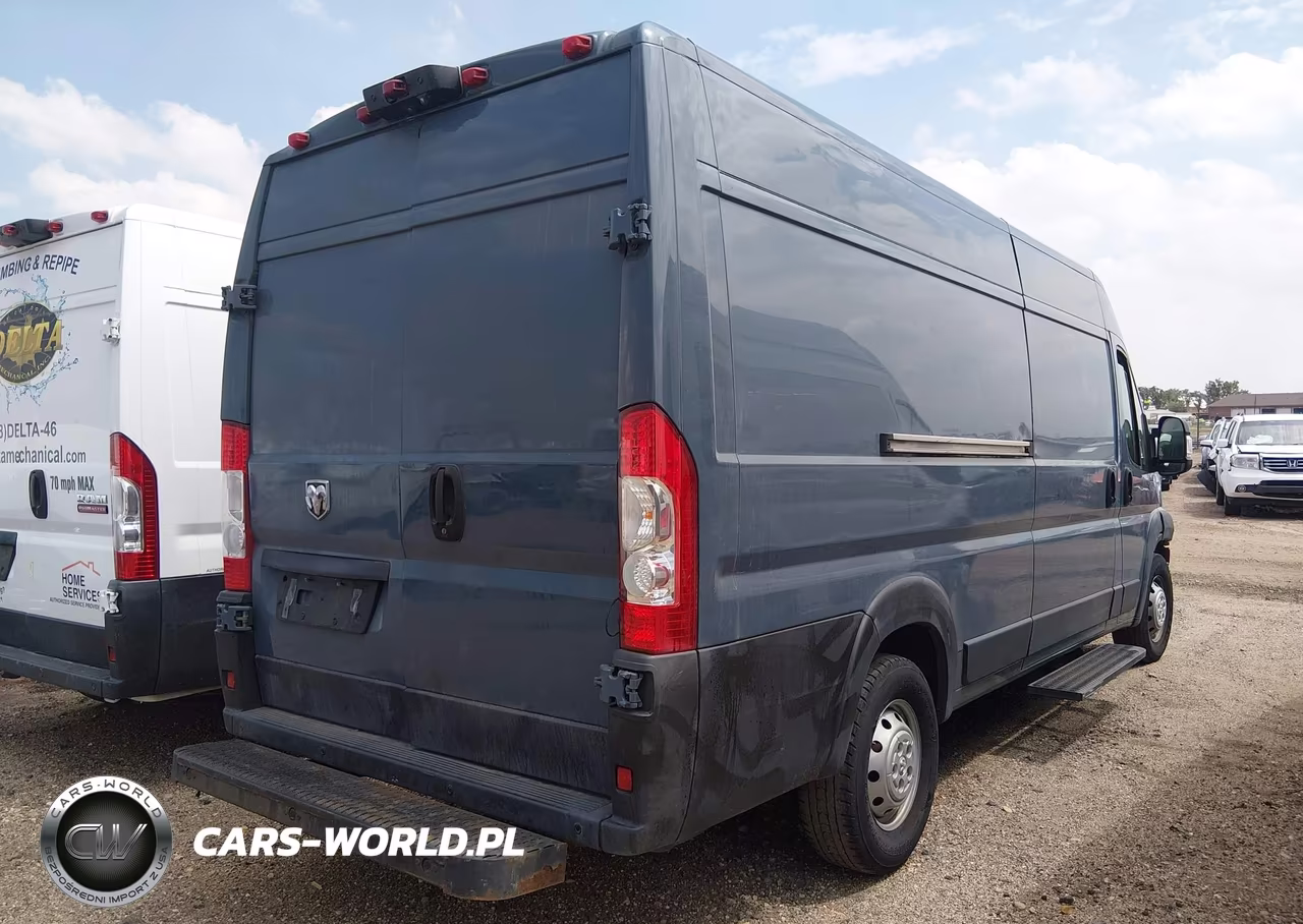 2019 Ram Promaster 3500 Cargo Van High Roof 159 Wb Ext VIN:3C6URVJG3KE558295 - 4