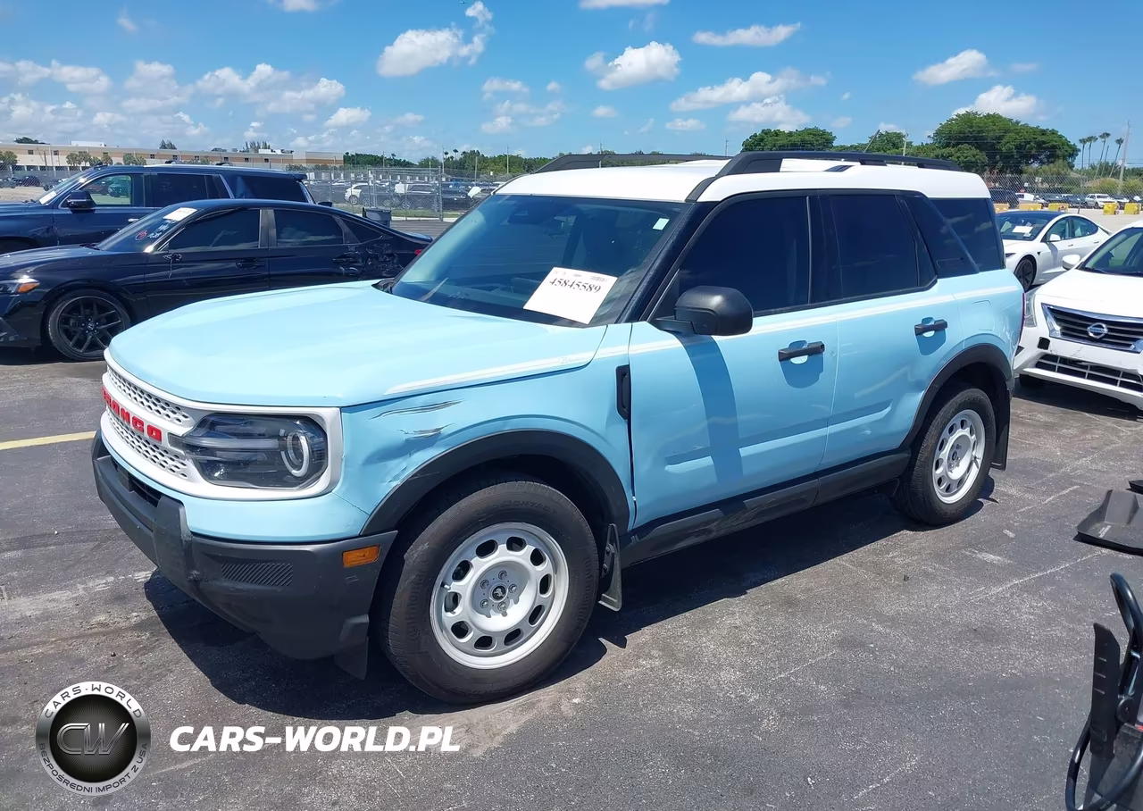 2025 Ford Bronco Sport Heritage VIN:3FMCR9GN2SRE39627 - 2