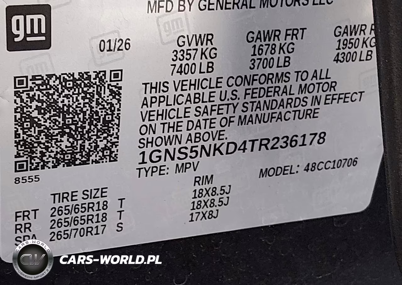 2026 Chevrolet Tahoe C1500 Lt VIN:1GNS5NKD4TR236178 - 9