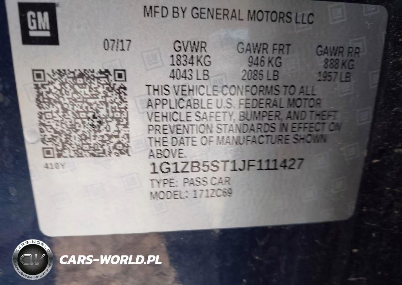 2018 Chevrolet Malibu 1Ls VIN:1G1ZB5ST1JF111427 - 9