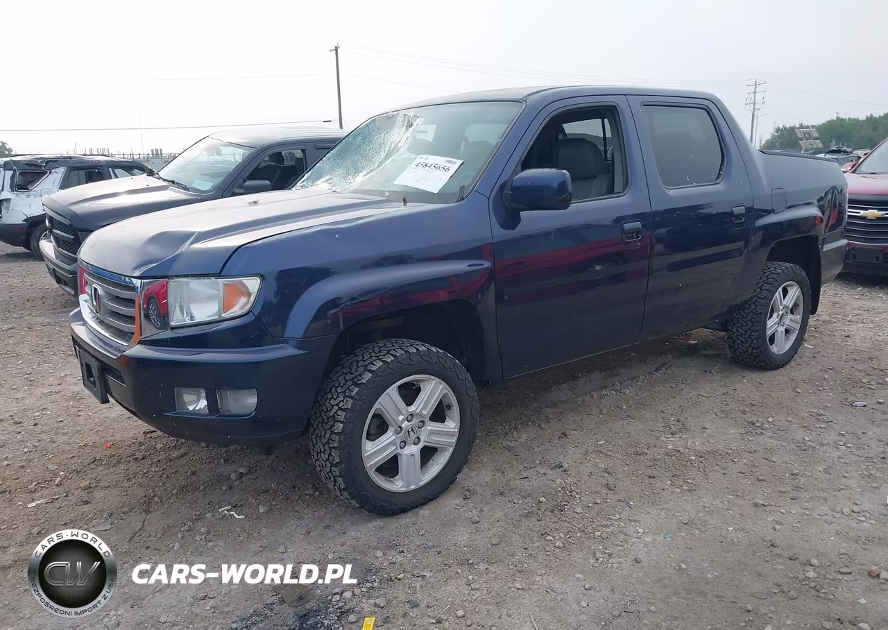 2013 Honda Ridgeline Rtl VIN:5FPYK1F55DB014965 - 2