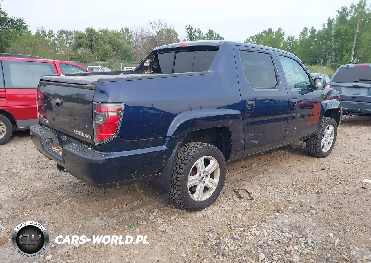 2013 Honda Ridgeline Rtl VIN:5FPYK1F55DB014965 - 4