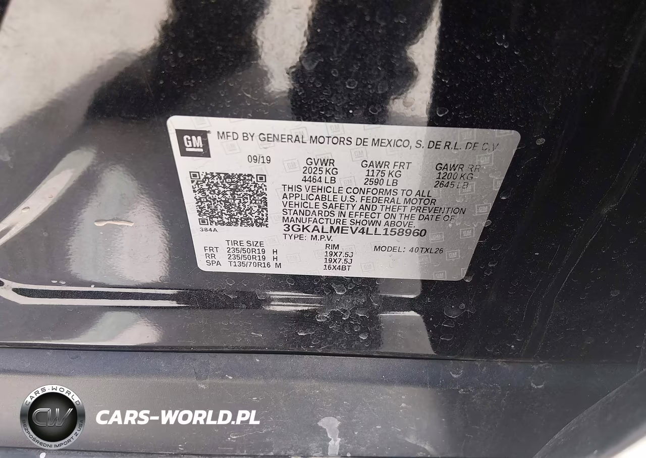 2020 GMC Terrain Fwd Sle VIN:3GKALMEV4LL158960 - 9