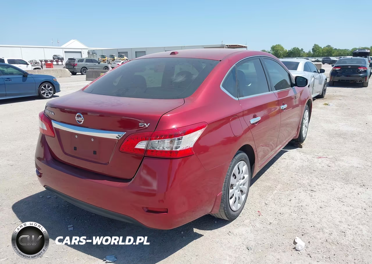 2015 Nissan Sentra Sv VIN:3N1AB7AP0FL689703 - 4